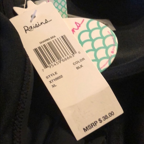 RAISINS Dharma Off The Shoulder Push Up Swim Top - Picture 4 of 4